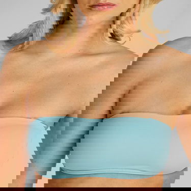  Calvin Klein Removable Straps Bandeau - Rp Kadın Yeşil Bikini