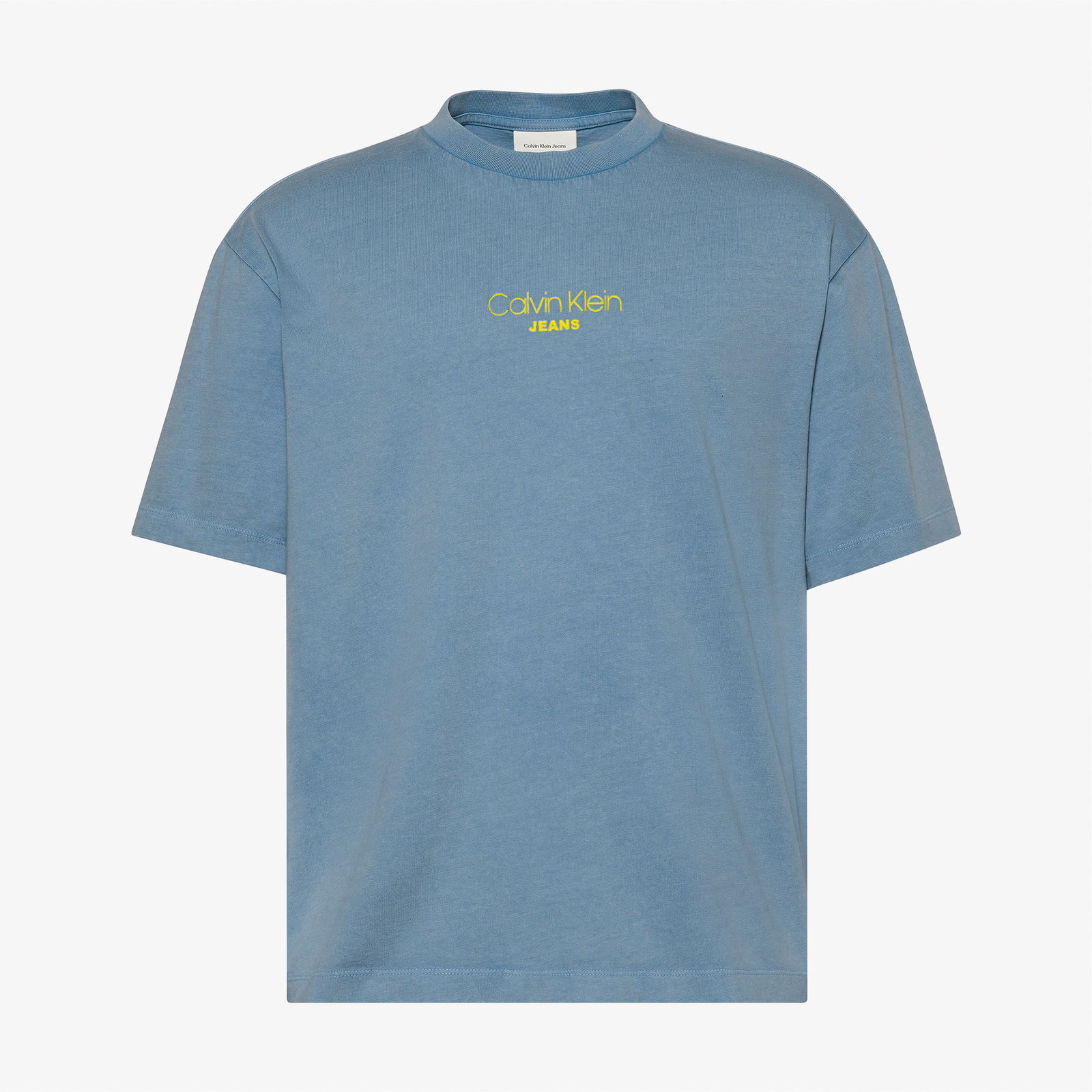 Calvin Klein Acid Wash 20S Cn Erkek Mavi T-Shirt