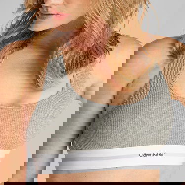  Calvin Klein Lightly Lined Kadın Gri Bra