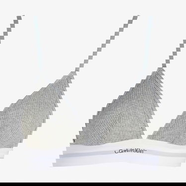  Calvin Klein Unlined Triangle Kadın Gri Bra