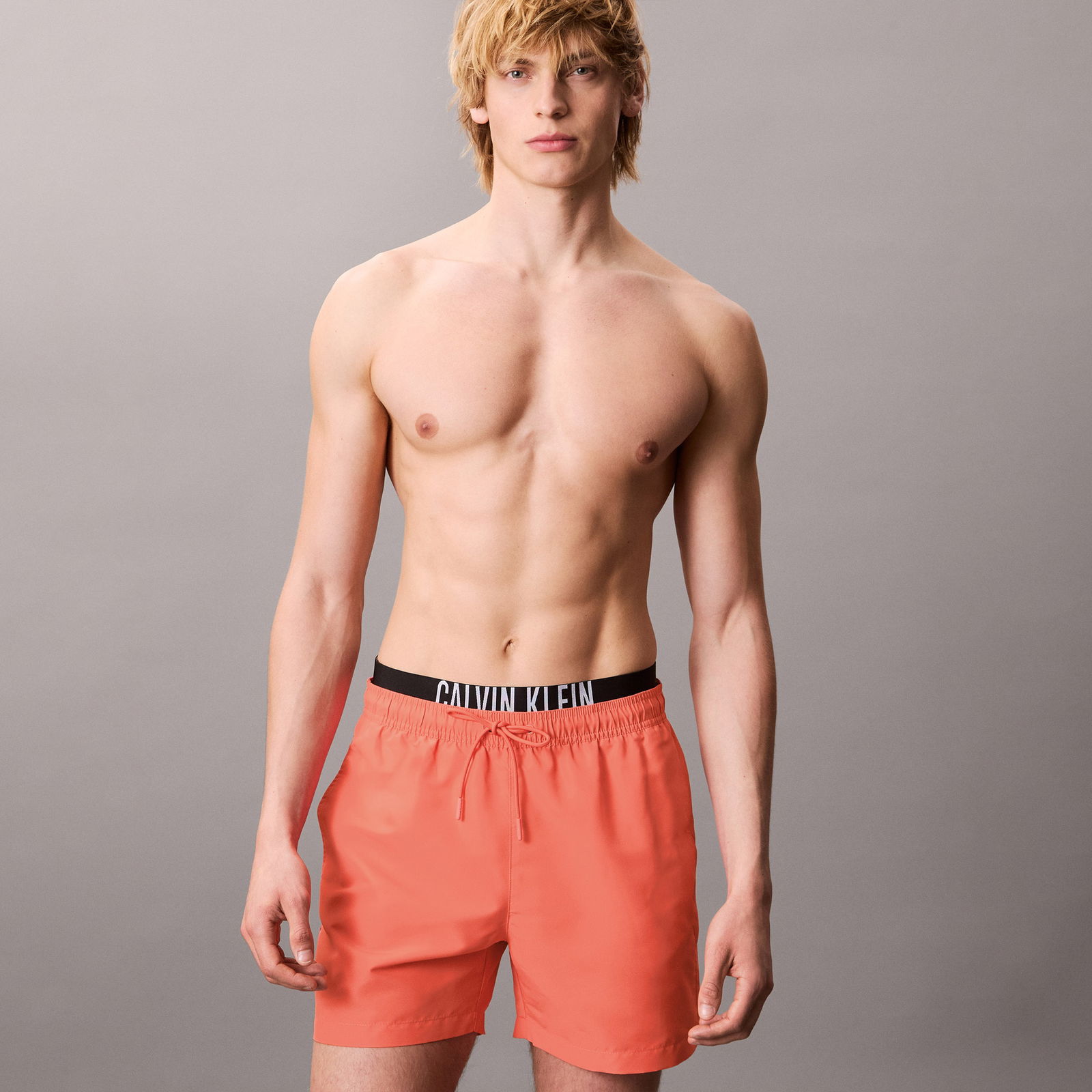 Calvin Klein Medium Double Wb Erkek Pembe Mayo