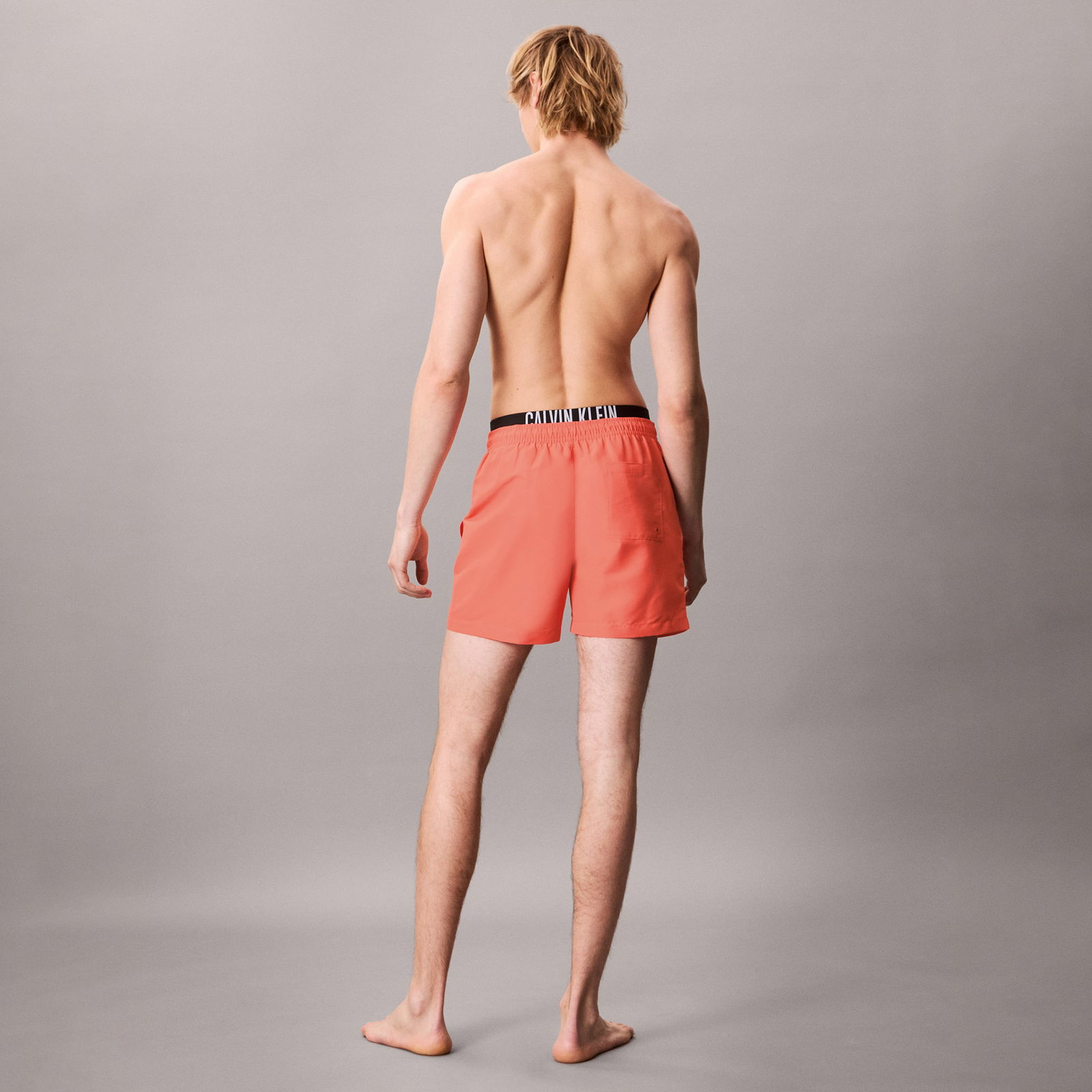 Calvin Klein Medium Double Wb Erkek Pembe Mayo
