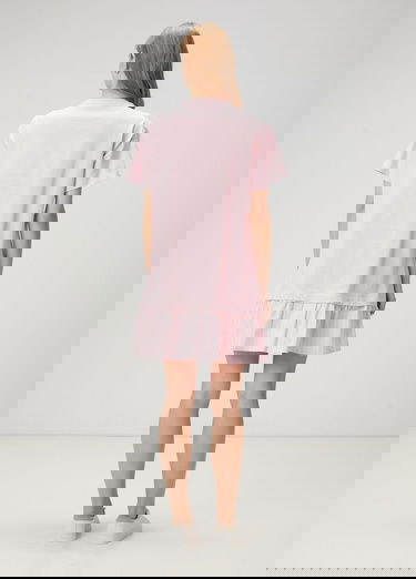  Beymen Club Kadin Pembe Logo Detaylı Mini Elbise