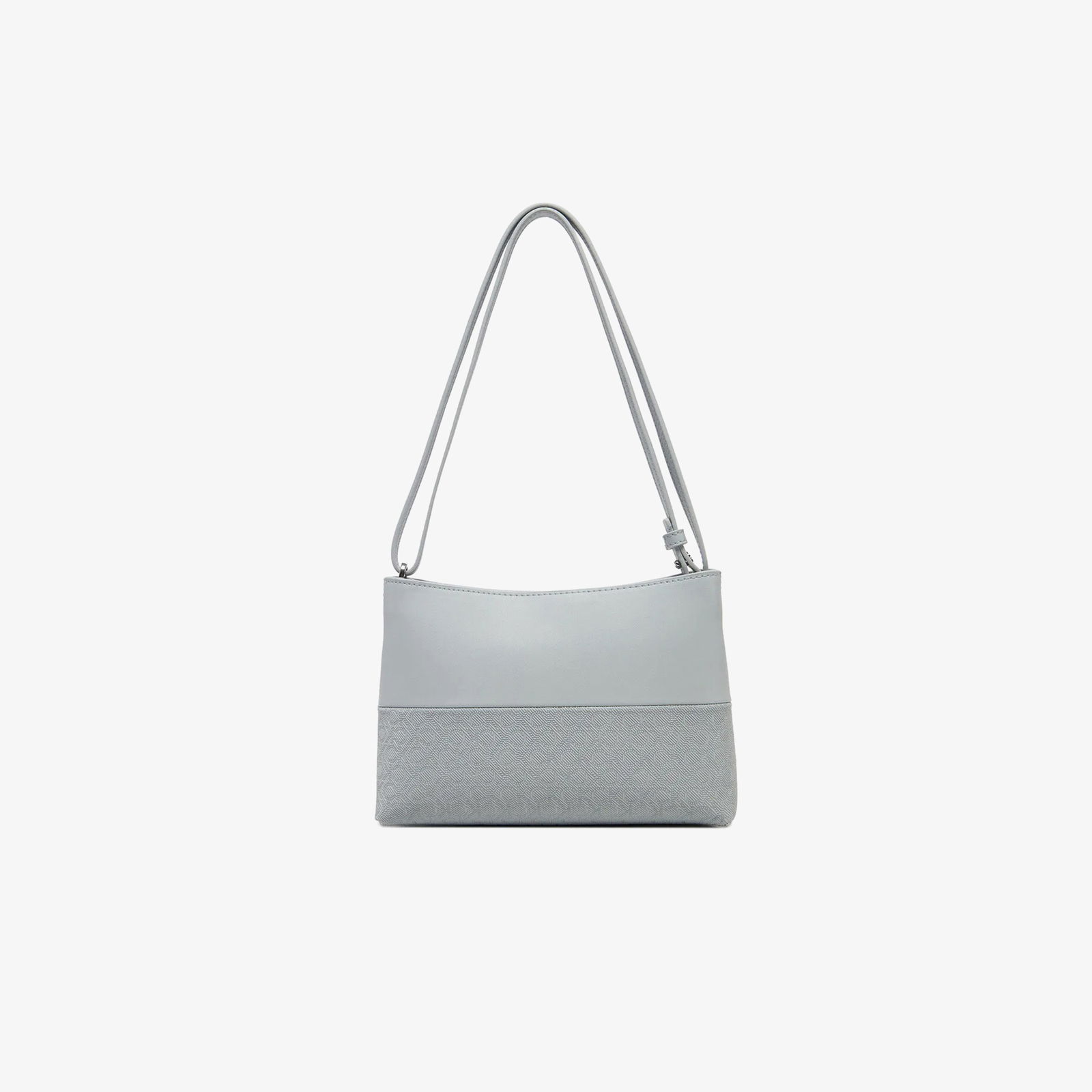 Calvin Klein Mixmedia Convertible Mono Kadın Gri El Çantası
