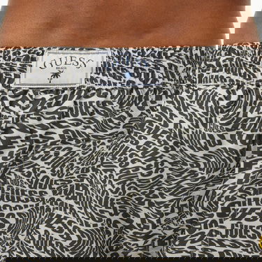  Guess Swimtrunk Medium Dis Peach Twill 115 Erkek Siyah Deniz Şortu