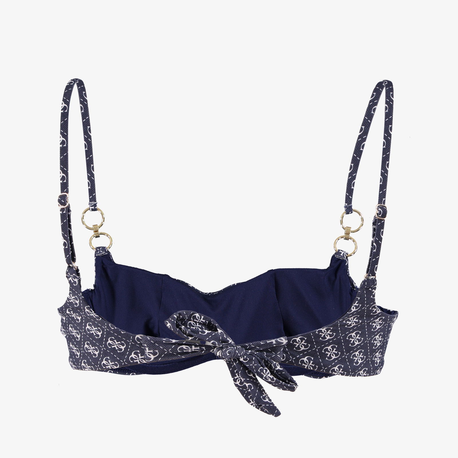 Guess Wired Bralette Printed Kadın Mavi Bikini Üstü