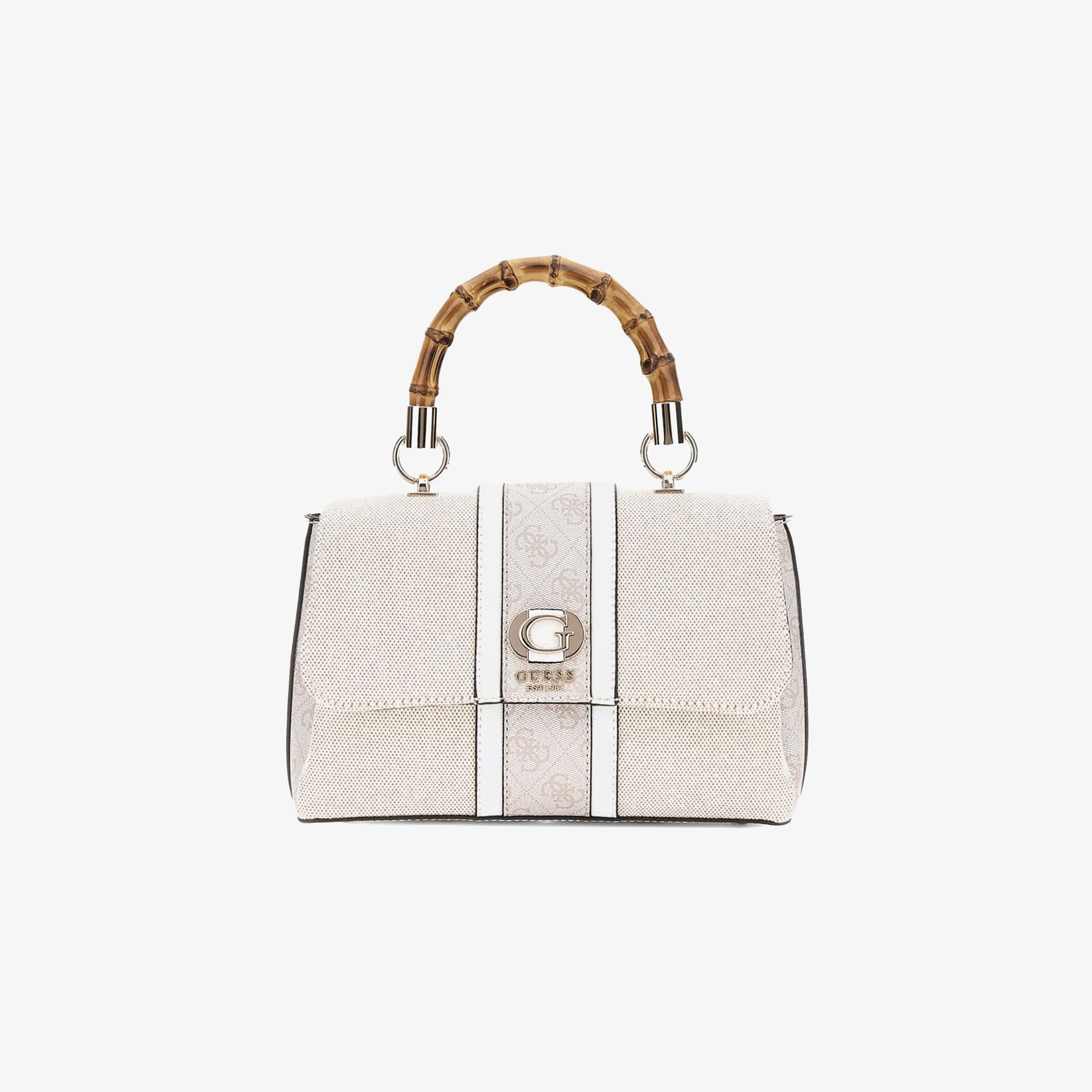 Guess Canvas Ii Small Tote Gu7372 Kadın Bej Tote