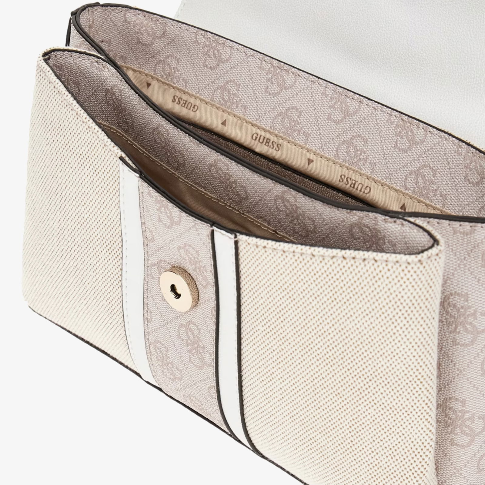 Guess Canvas Ii Small Tote Gu7372 Kadın Bej Tote