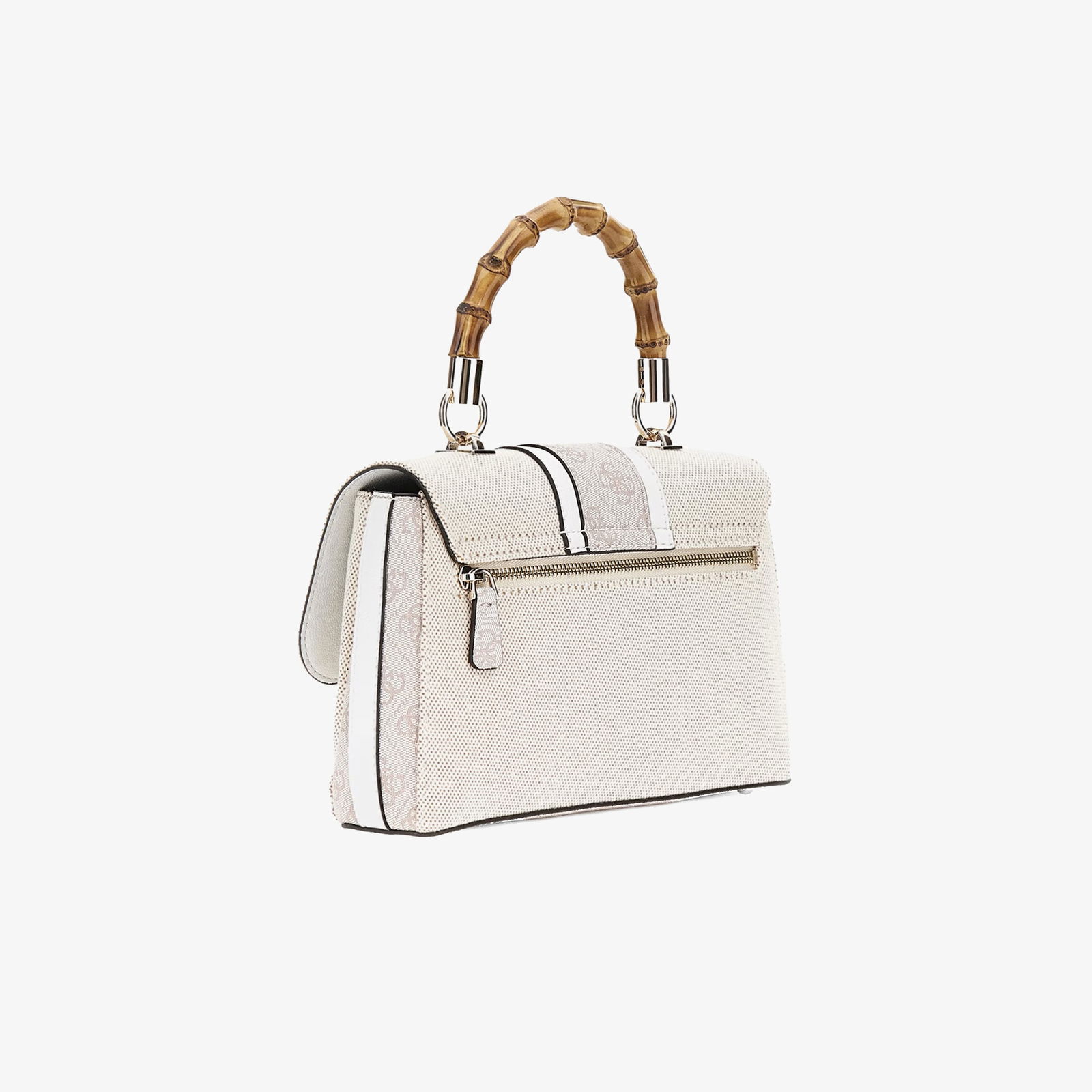 Guess Canvas Ii Small Tote Gu7372 Kadın Bej Tote