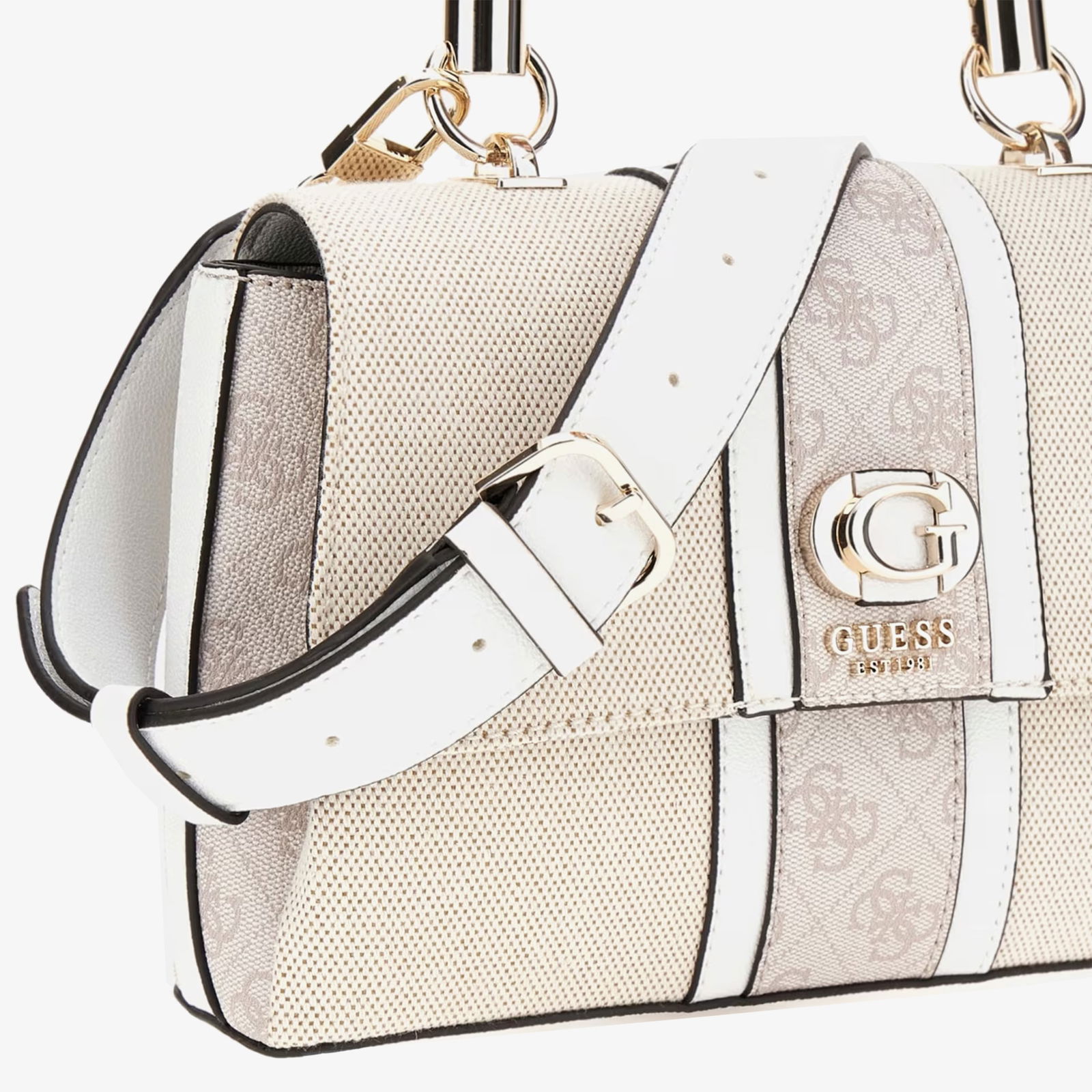Guess Canvas Ii Small Tote Gu7372 Kadın Bej Tote