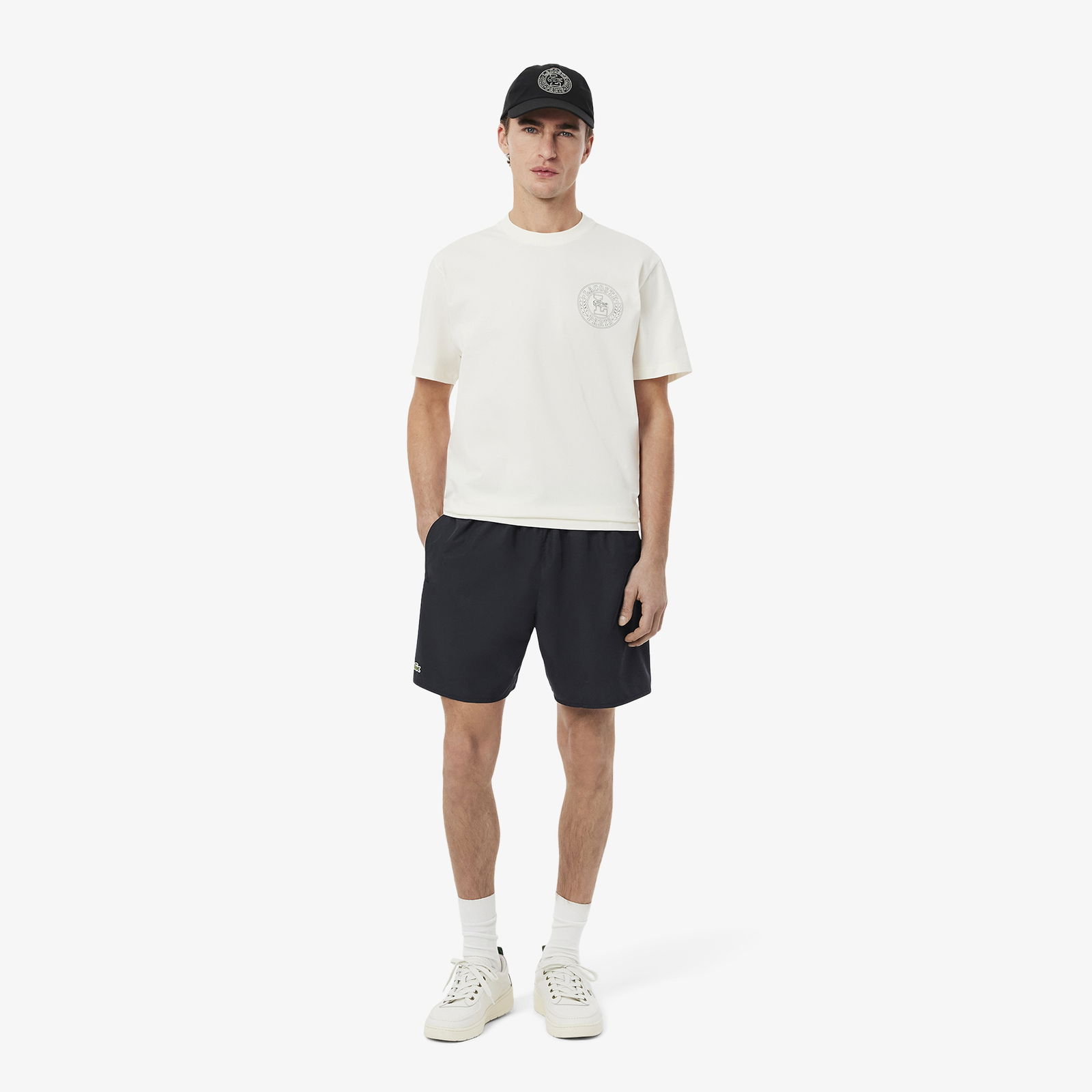 Lacoste Erkek Siyah Mayo