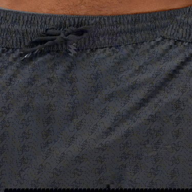  Guess Swimtrunk Medium Emb  Erkek Lacivert Deniz Şortu