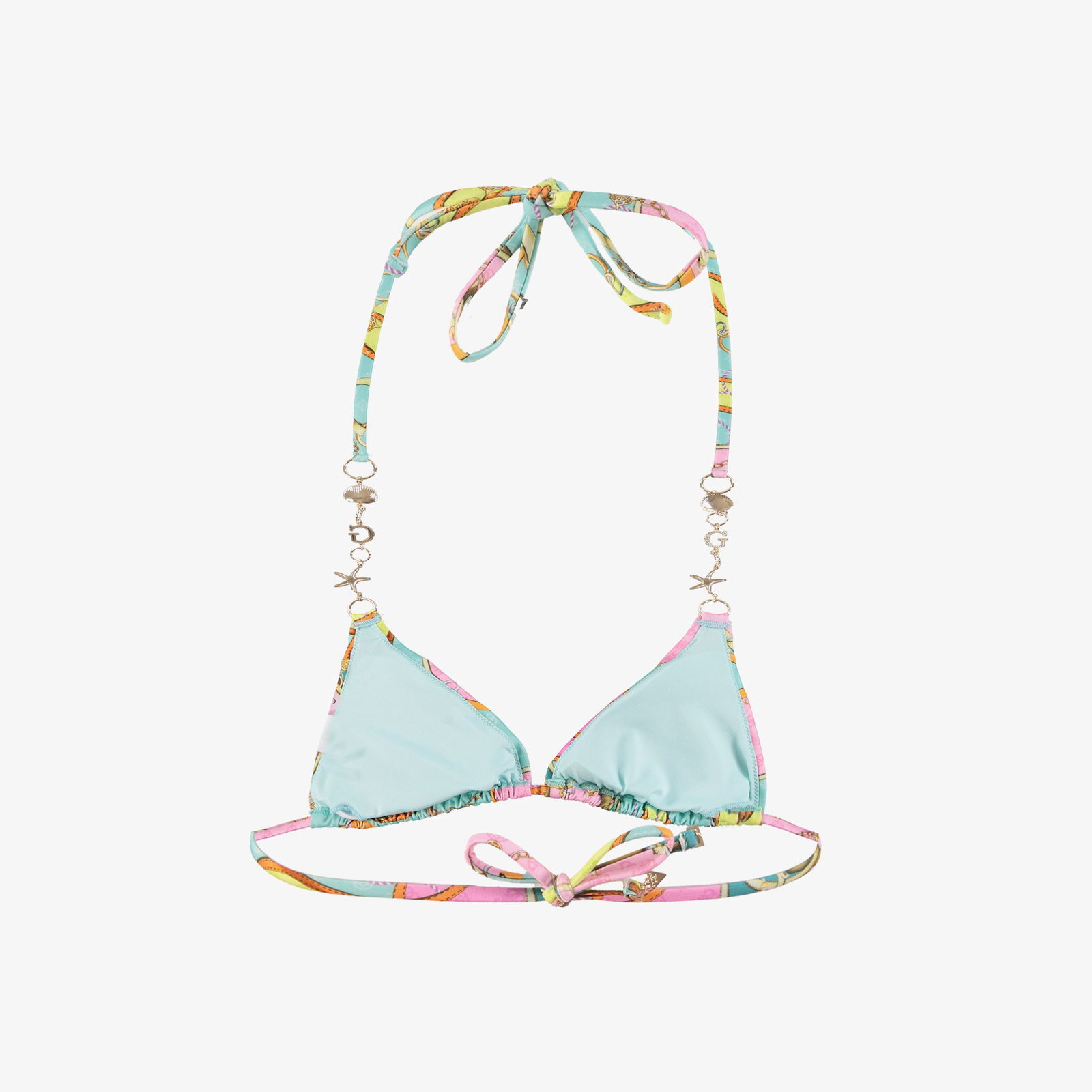 Guess Triangle Remov. Pads  Kadın Renkli Bikini Üstü