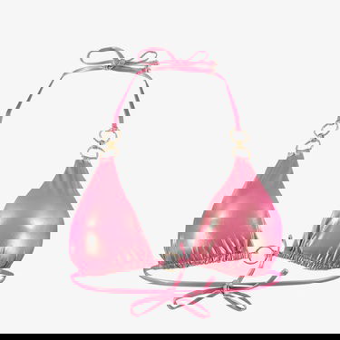  Guess Triangle Remov. Pads  Kadın Pembe Bikini Üstü