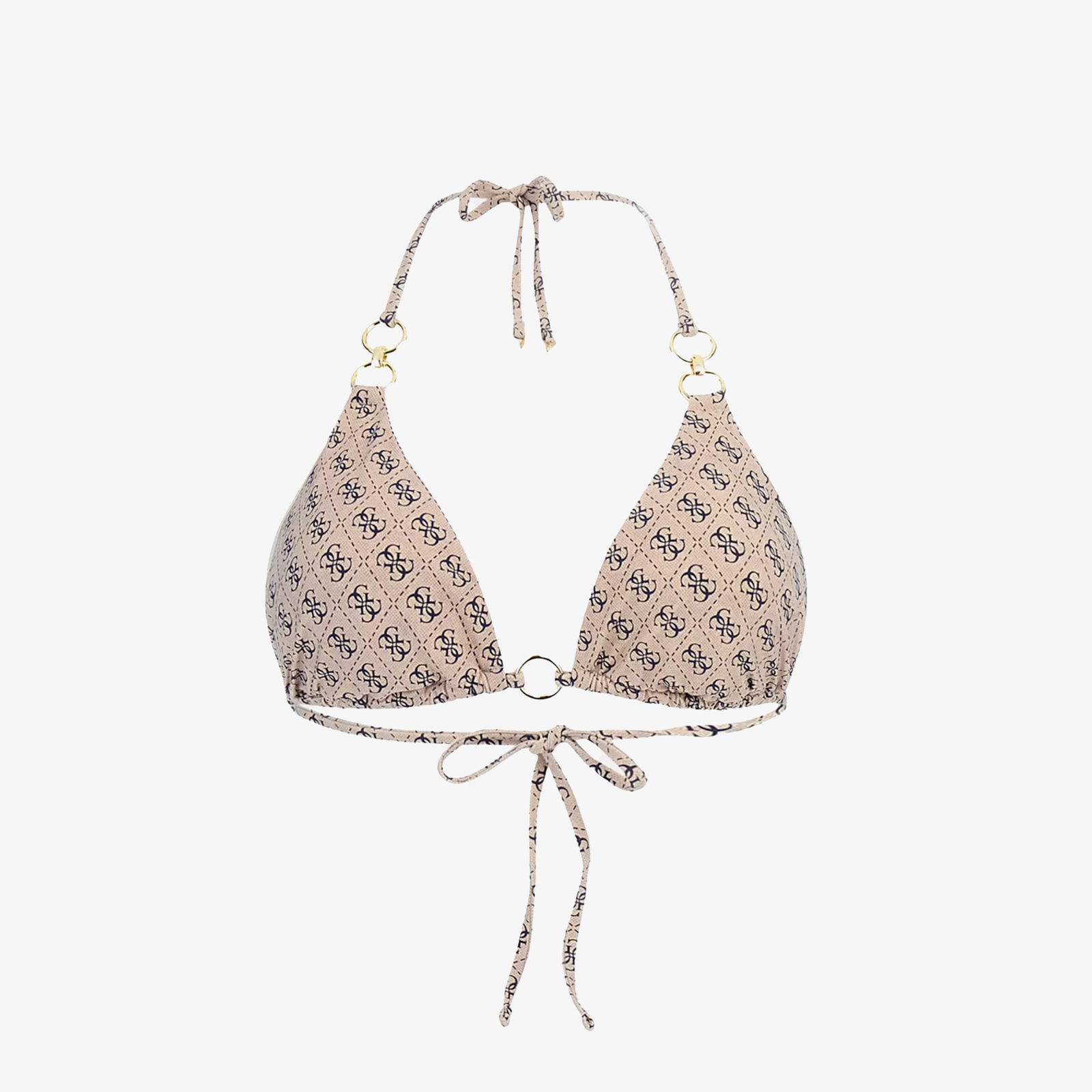 Guess Triangle Remov. Pads  Kadın Bej Bikini Üstü