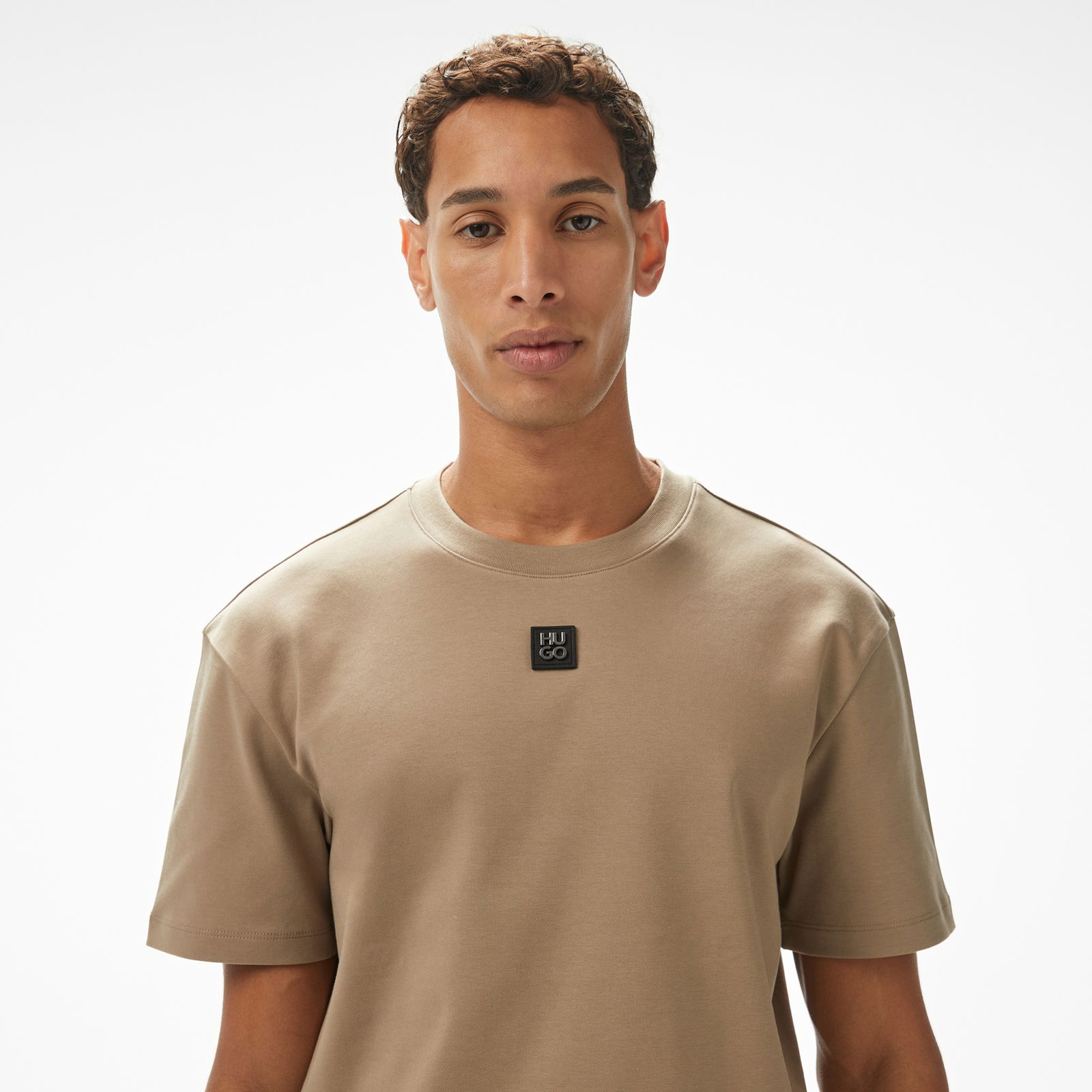 Hugo Dalile Erkek Kahverengi T-Shirt