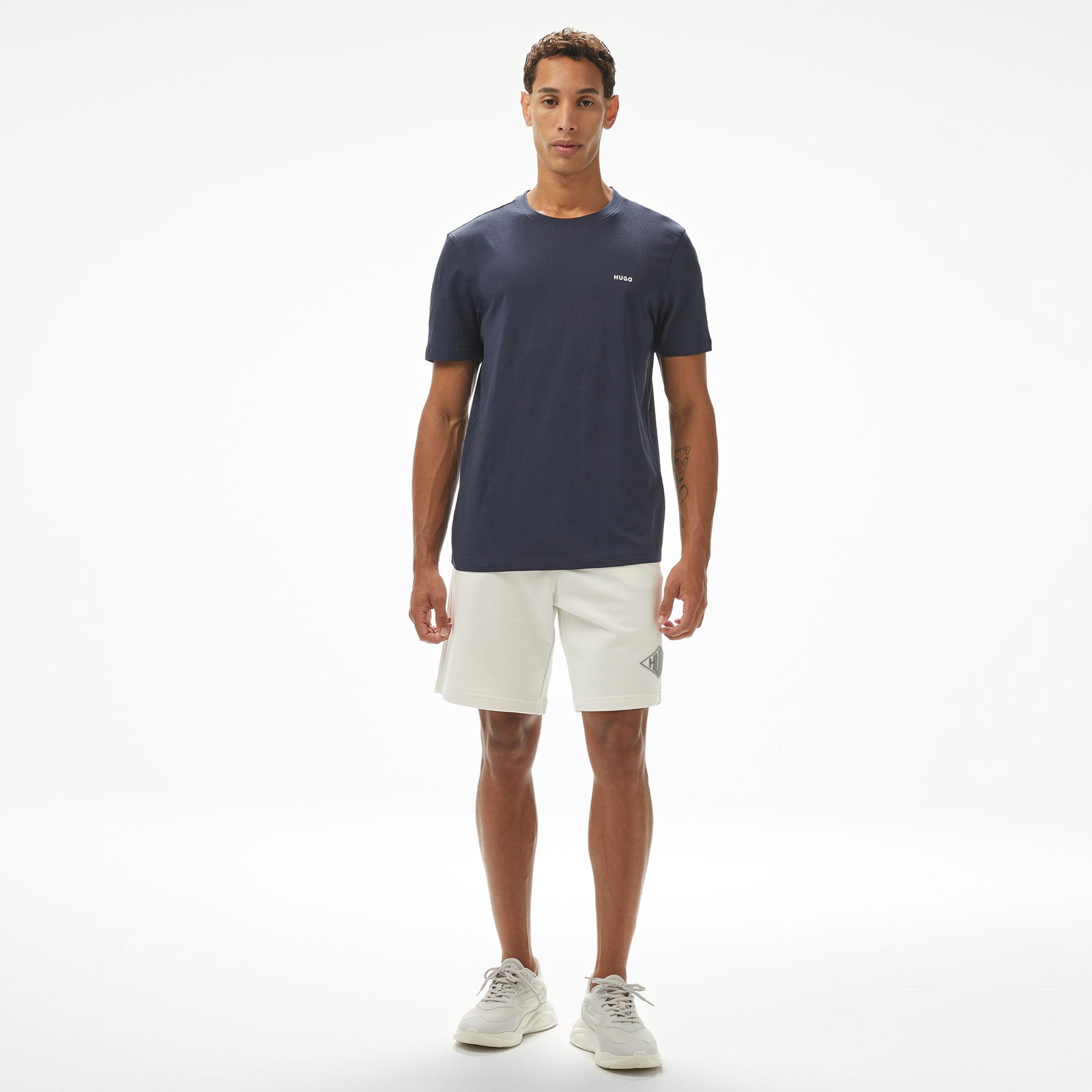 Hugo Dero 222 Erkek Mavi T-Shirt