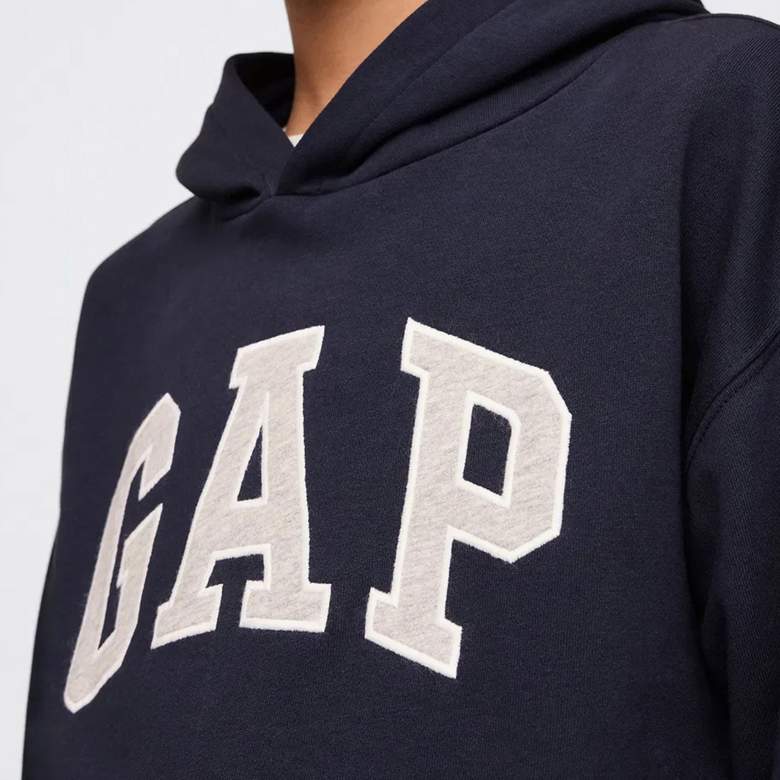 Gap V-Bas Relaxed Fit Çocuk Lacivert Sweatshirt