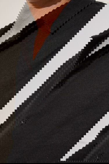  %100 Keten Oversize Gömlek
