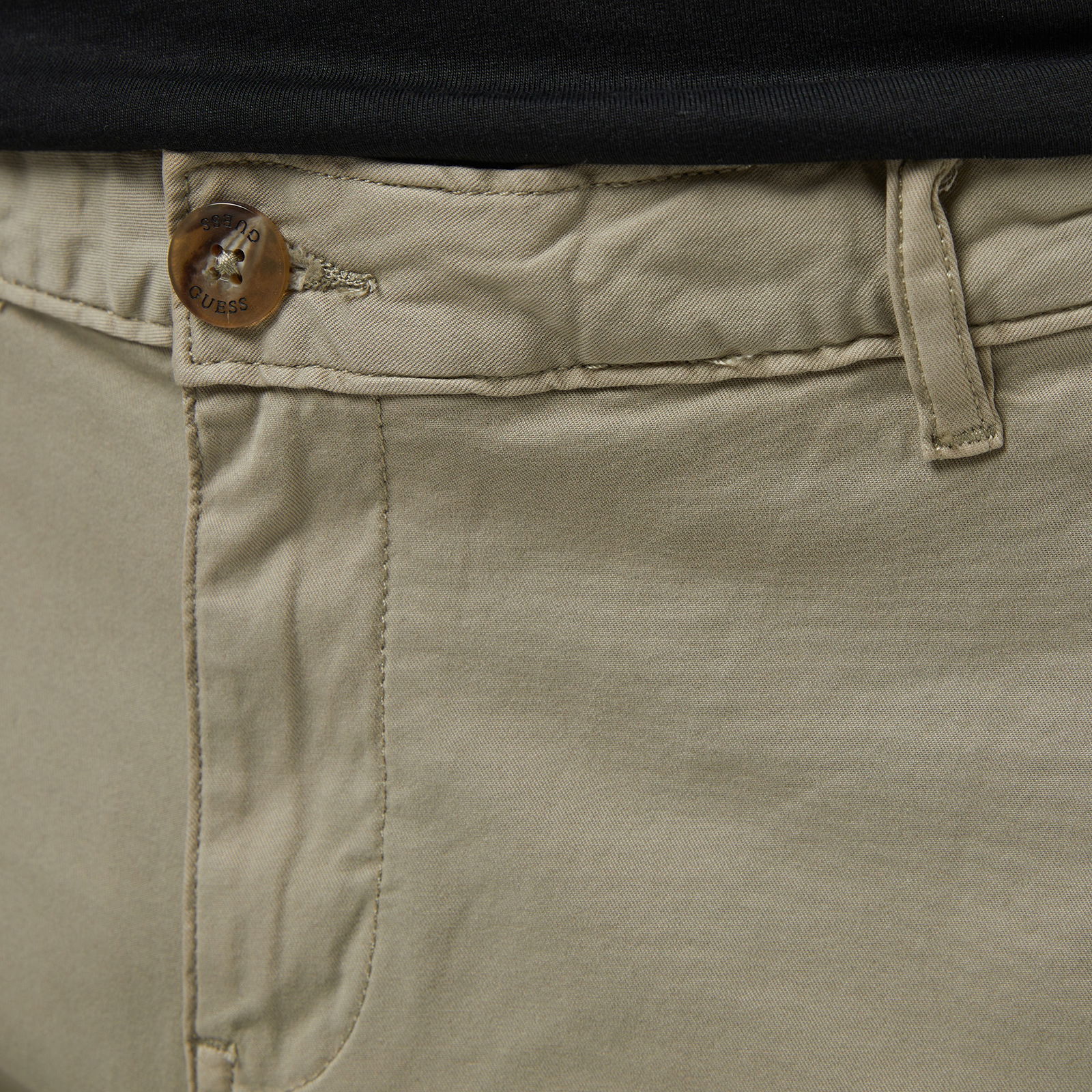 Guess Angels Chino Short Flat Twill 200 Erkek Yeşil Şort