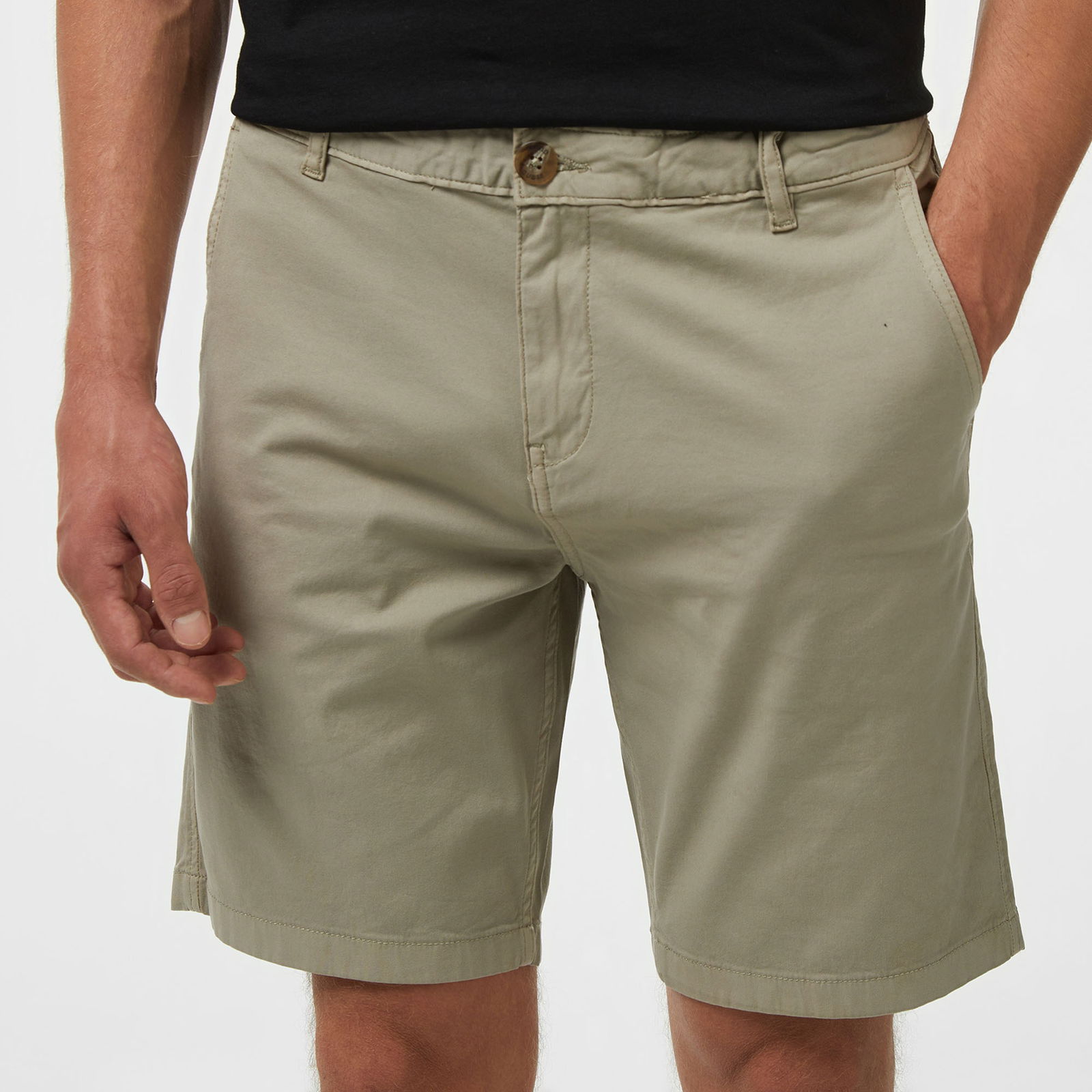 Guess Angels Chino Short Flat Twill 200 Erkek Yeşil Şort