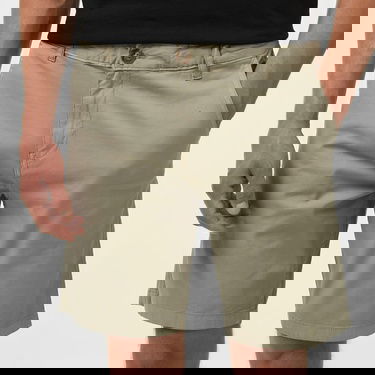  Guess Angels Chino Short Flat Twill 200 Erkek Yeşil Şort