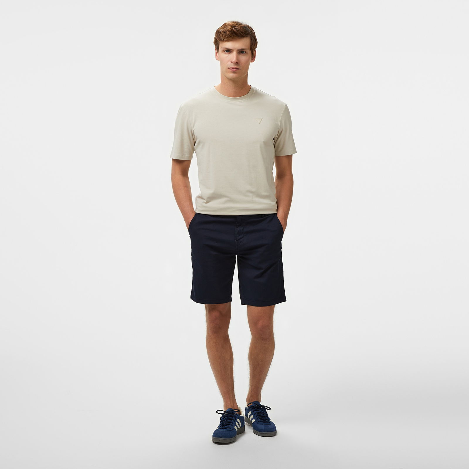 Guess Angels Chino Short Flat Twill 200 Erkek Lacivert Şort