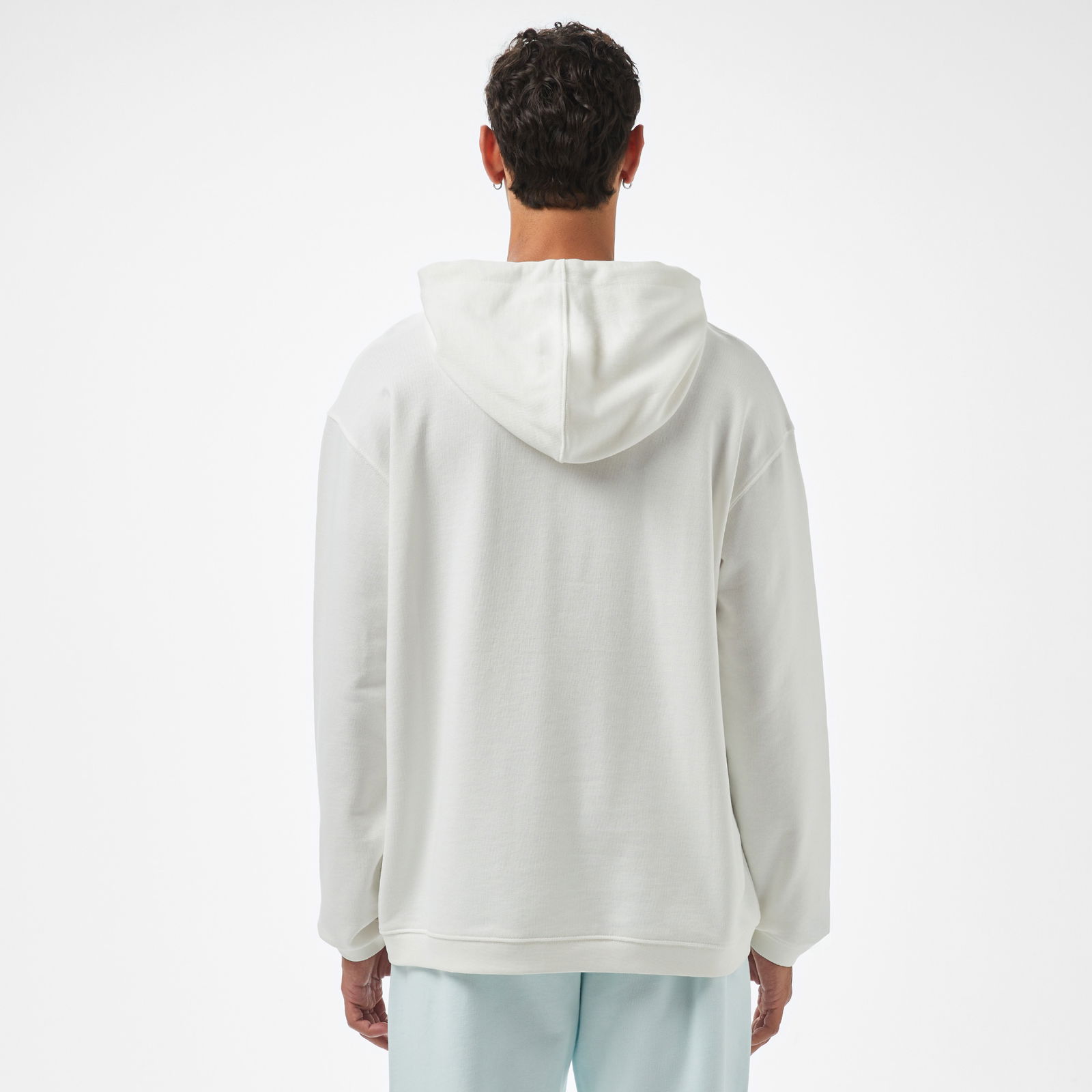 Les Benjamins 306 Erkek Beyaz Hoodie