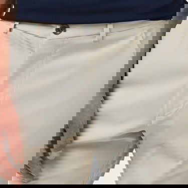  Brooks Brothers İçten Bağcıklı Performans Erkek Bej Pantolon