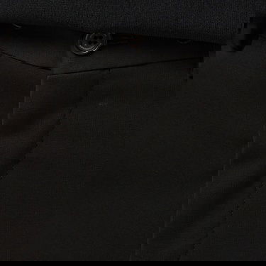  Brooks Brothers Yan Beli Lastikli Duble Paça Erkek Siyah Pantolon