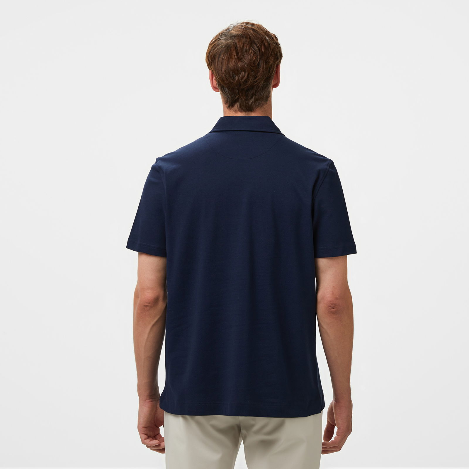 Brooks Brothers Polo Yaka 4 Düğmeli Erkek Lacivert T-Shirt