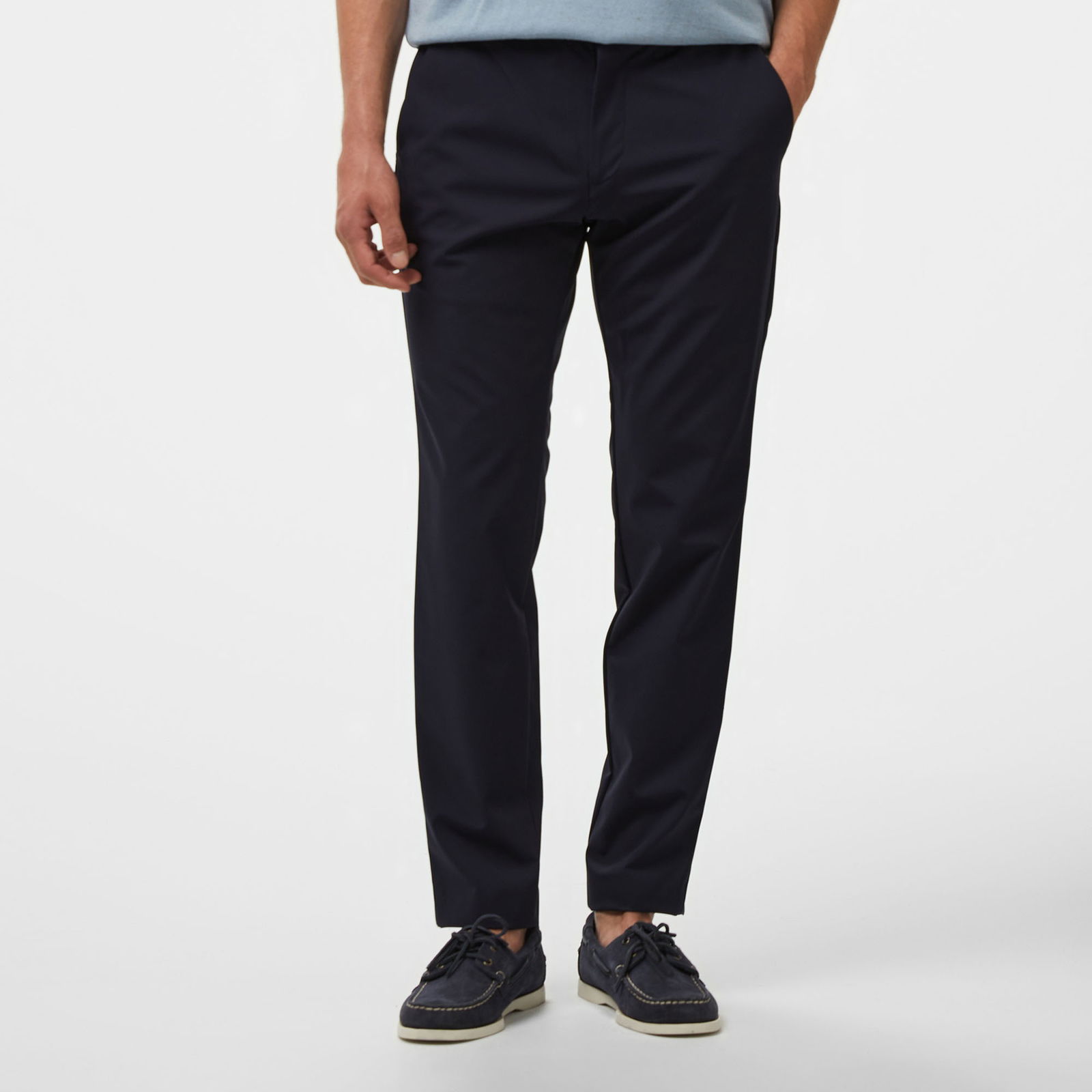 Brooks Brothers İçten Bağcıklı Performans Erkek Lacivert Pantolon