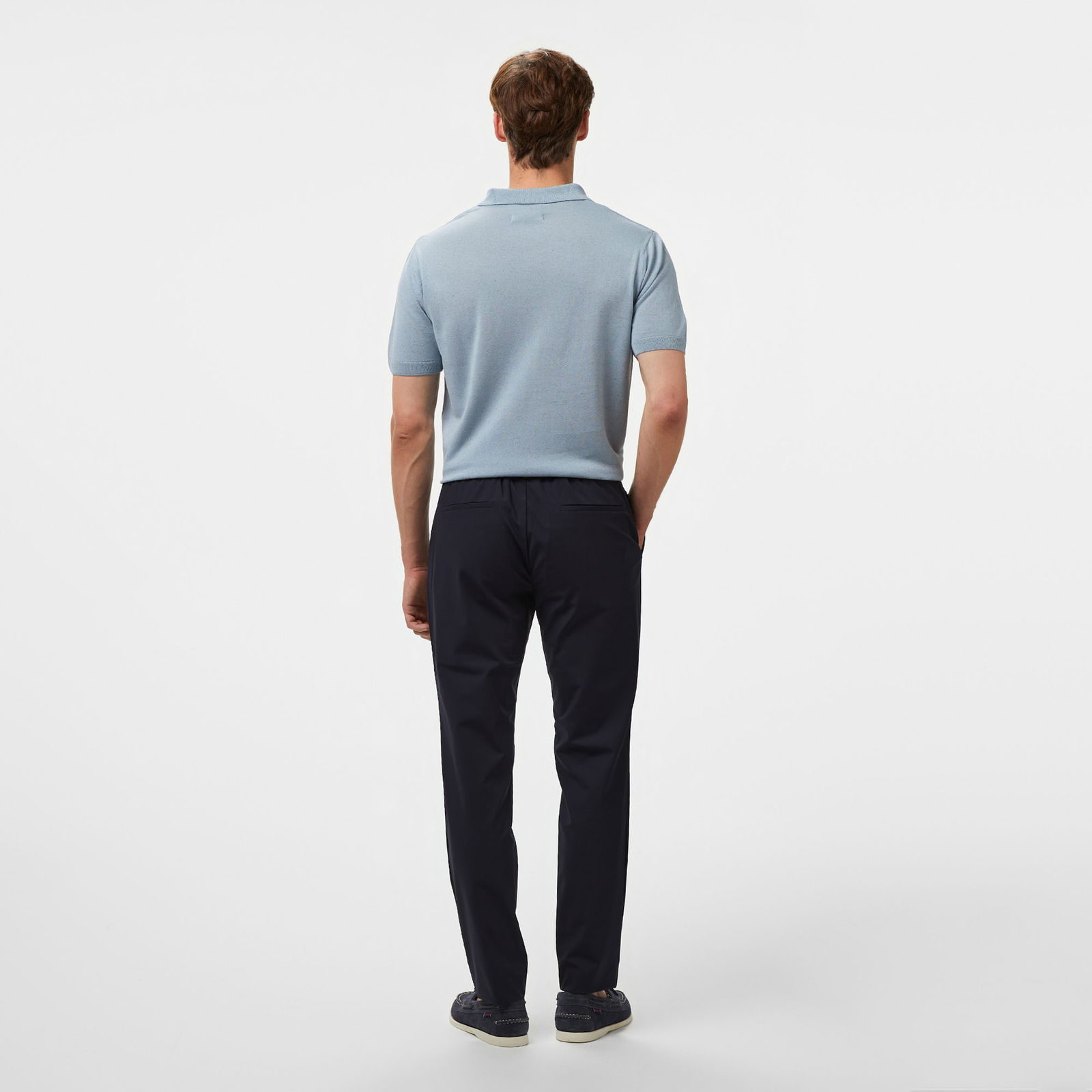 Brooks Brothers İçten Bağcıklı Performans Erkek Lacivert Pantolon
