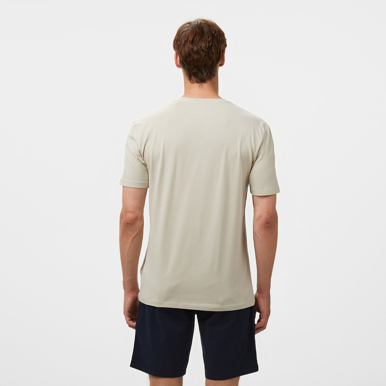 Guess Hedley Ss T Erkek Bej T-Shirt