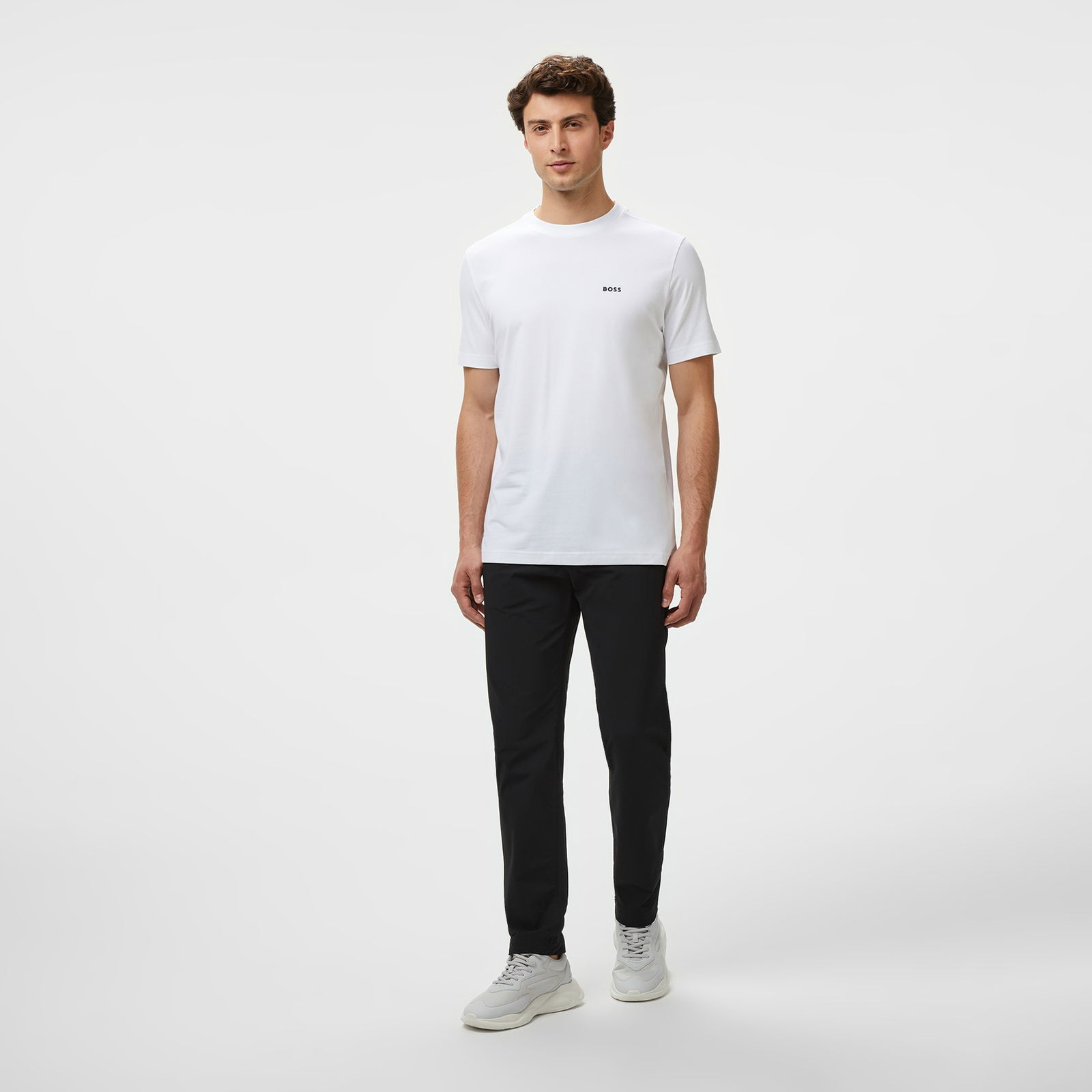 Boss Tee Erkek Krem T-Shirt