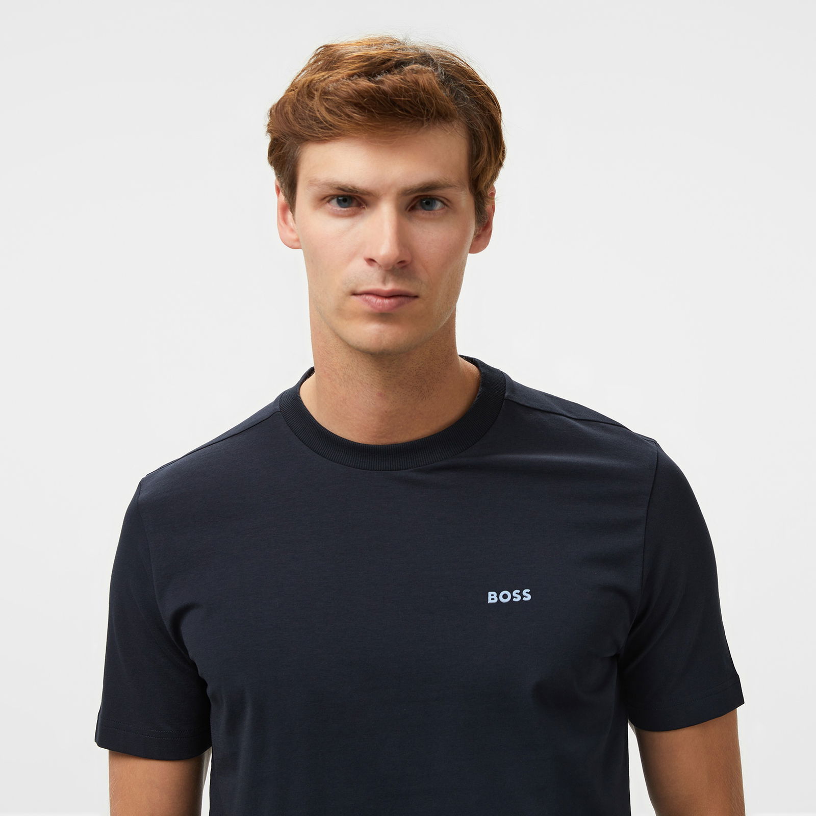 Boss Tee Erkek Mavi T-Shirt