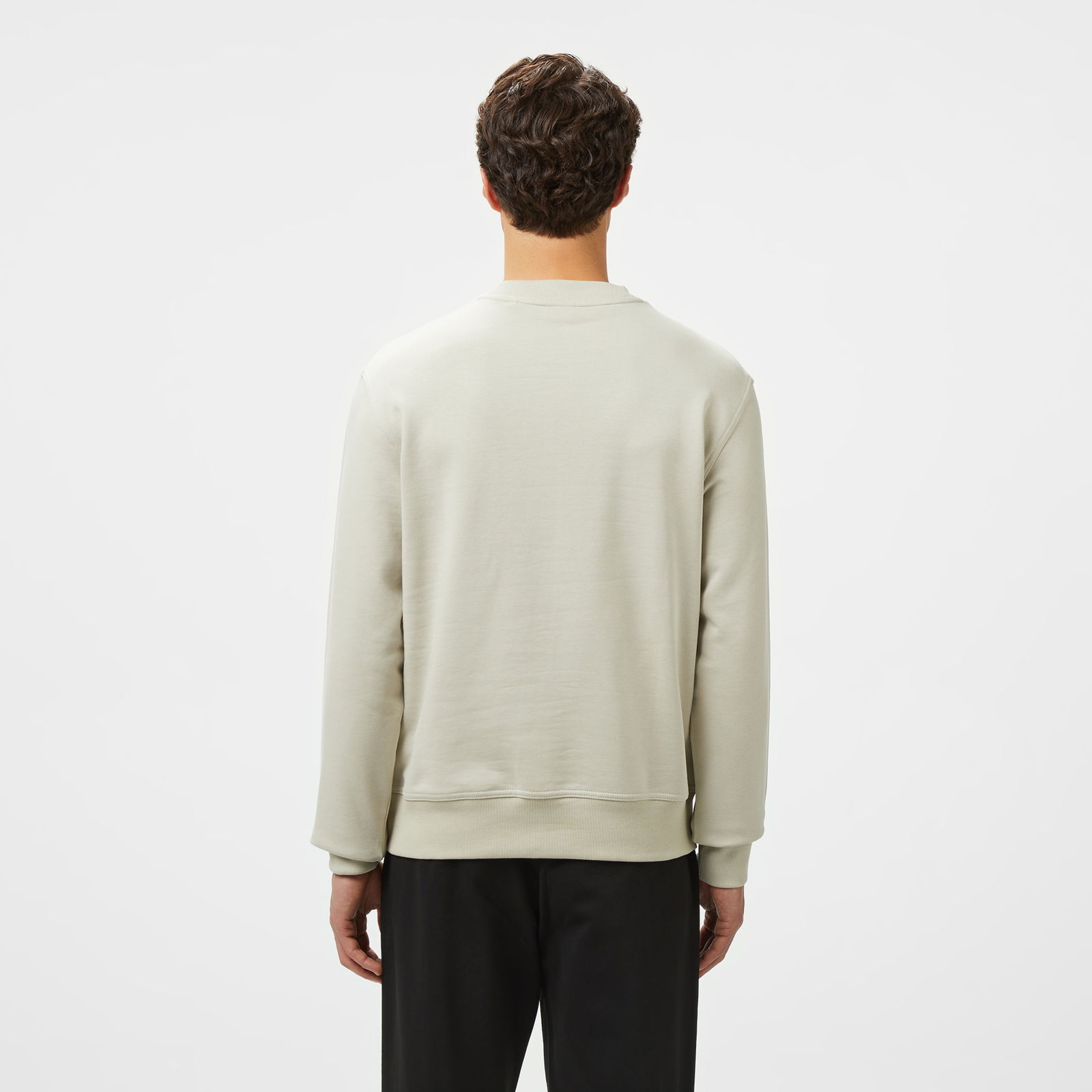 Boss Webasiccrew Erkek Bej Sweatshirt