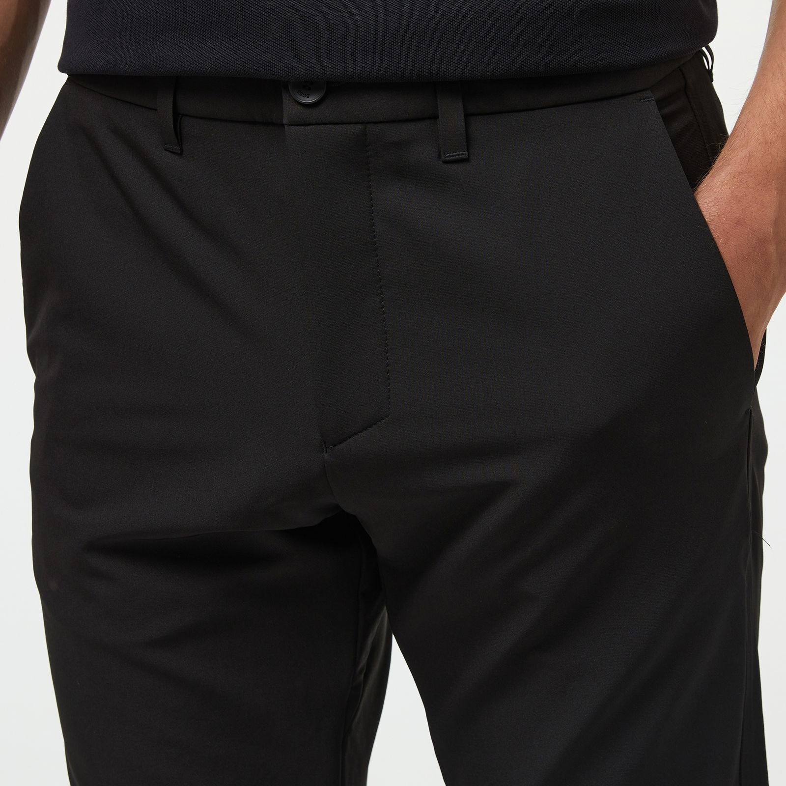 Boss Commuter Slim Erkek Siyah Pantolon