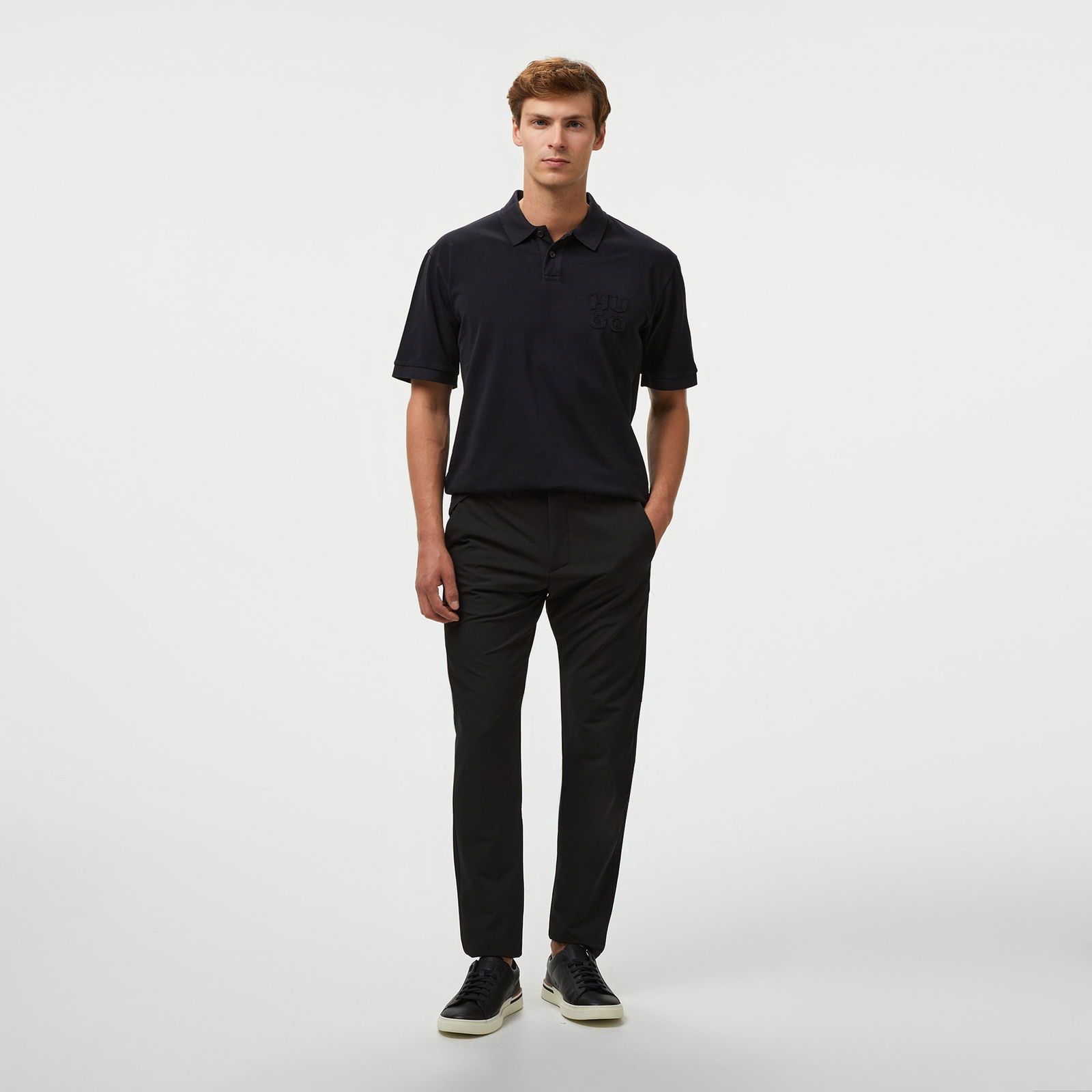 Boss Commuter Slim Erkek Siyah Pantolon