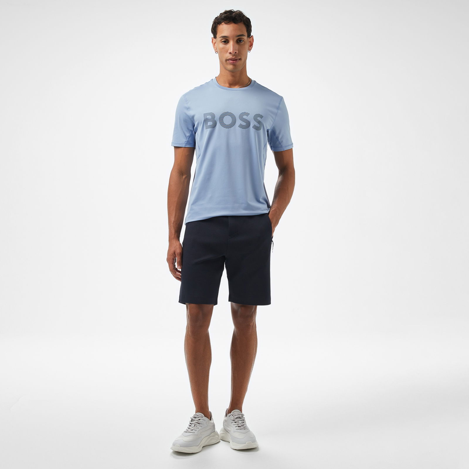 Boss Hecon Deserttech Erkek Mavi Pantolon