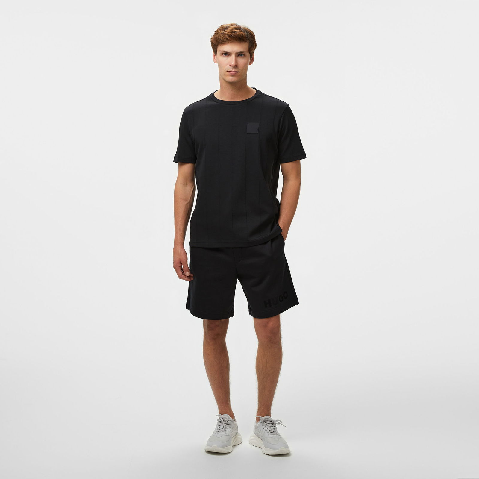 Boss Tee Dropneedle Ac Erkek Siyah T-Shirt