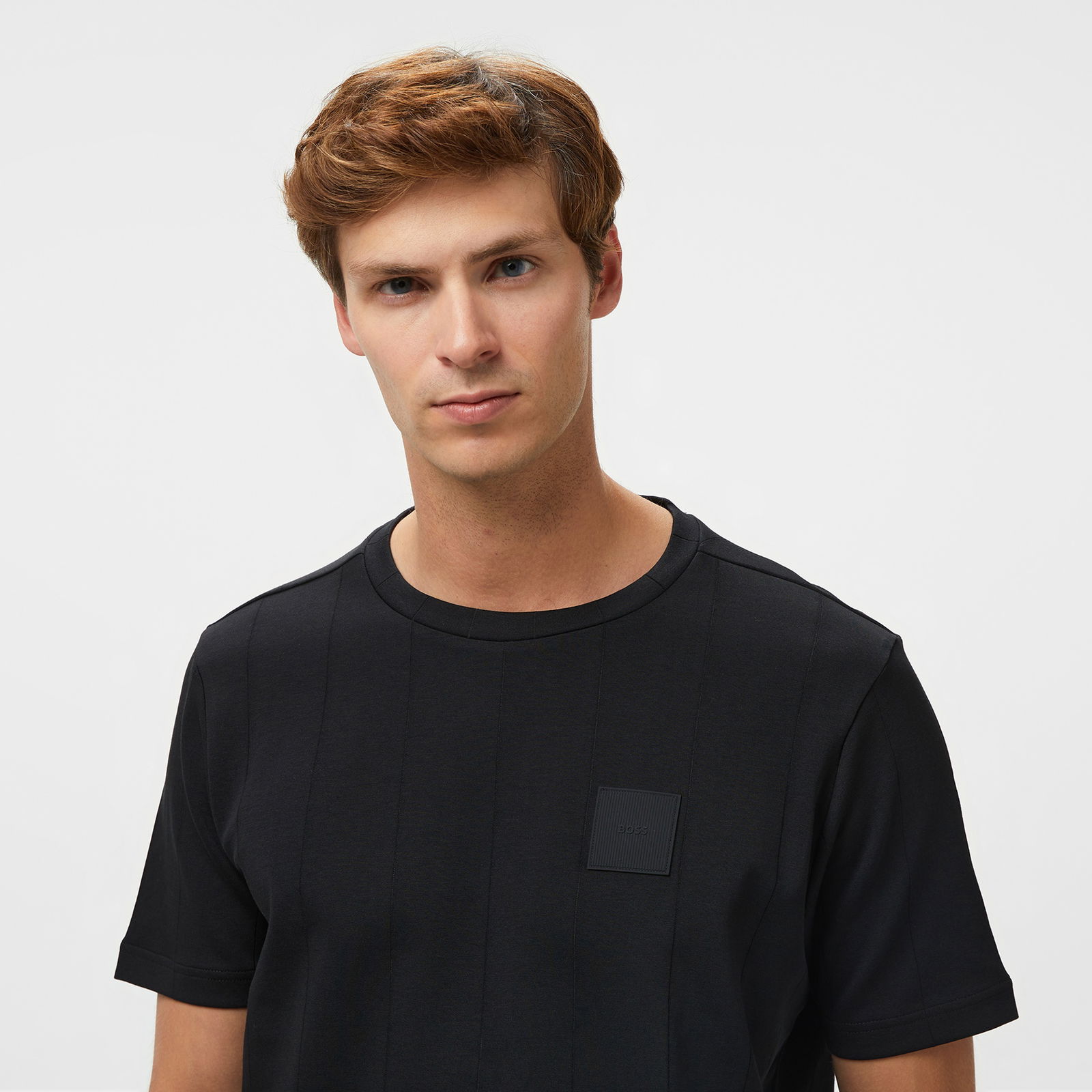 Boss Tee Dropneedle Ac Erkek Siyah T-Shirt