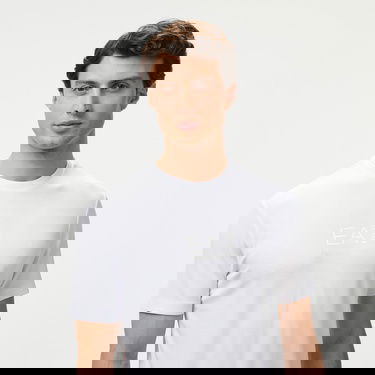  EA7 Erkek Gri Bisiklet Yaka T-Shirt