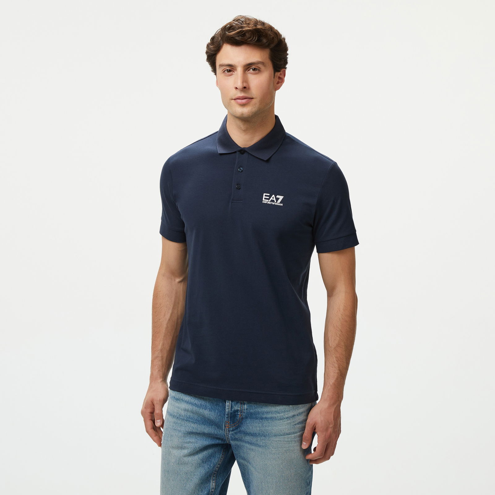 EA7 Erkek Mavi Polo