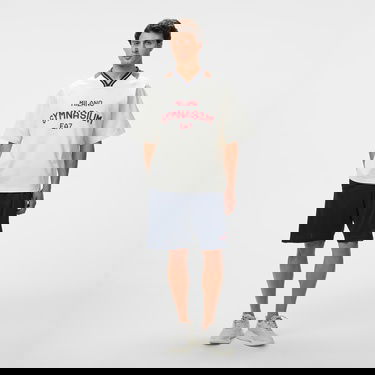  EA7 Erkek Beyaz Bisiklet Yaka T-Shirt