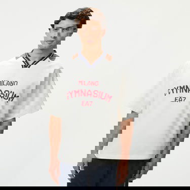  EA7 Erkek Beyaz Bisiklet Yaka T-Shirt