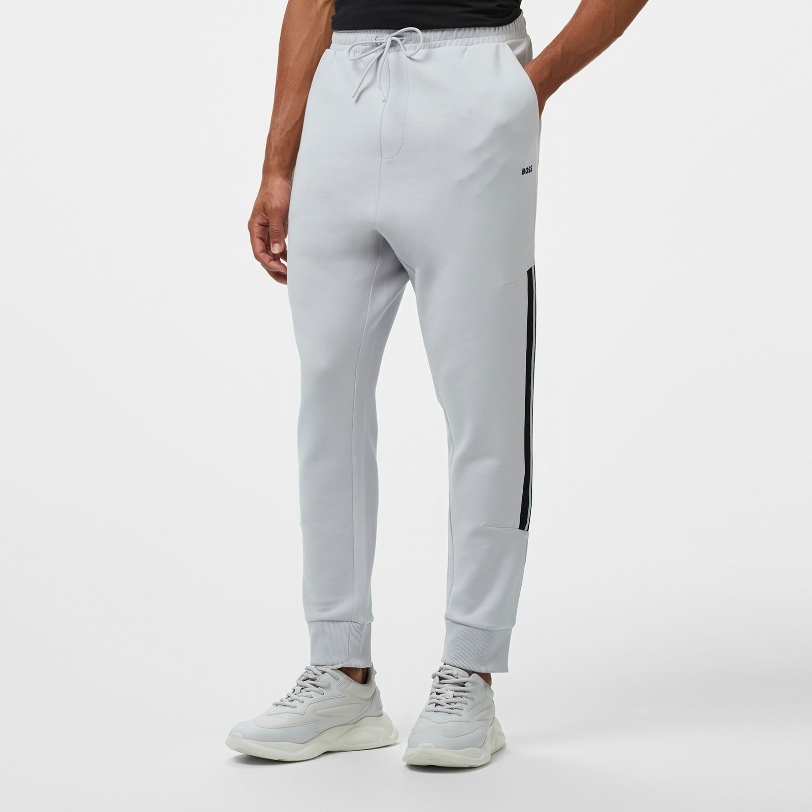Boss Tracksuit Set Erkek Gri Sweatshirt