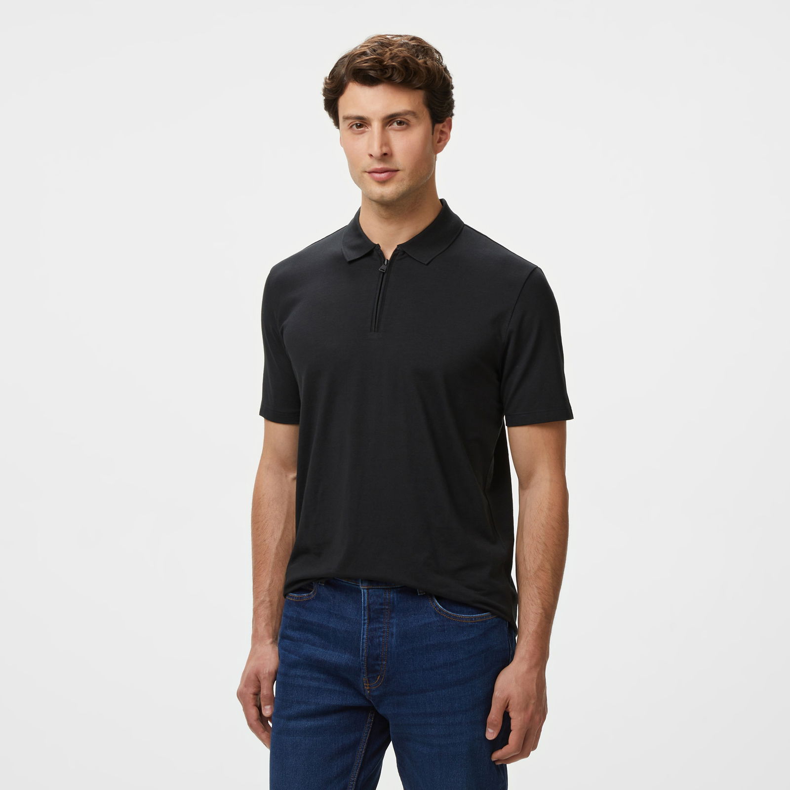 Hugo Dekok 233 Erkek Siyah Polo