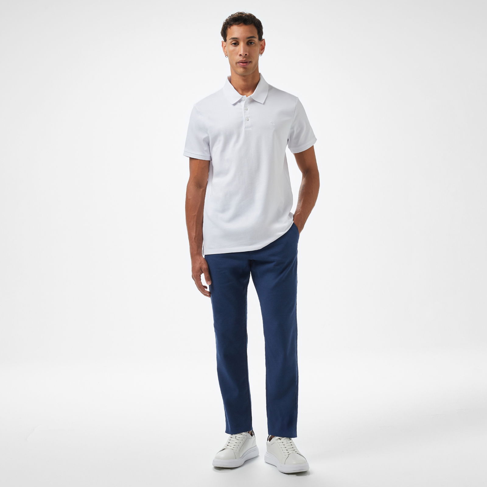 Boss Sanderson L Erkek Mavi Pantolon