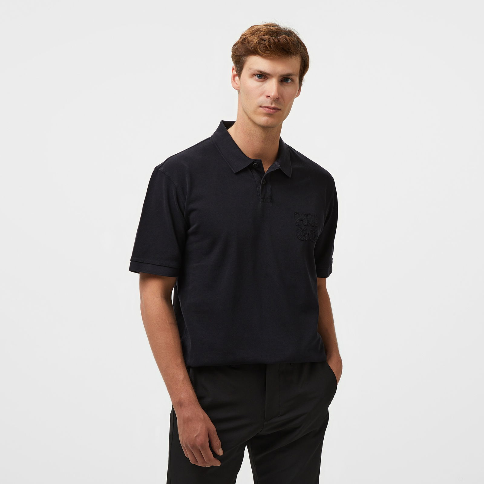 Hugo Dustreck Erkek Siyah Polo